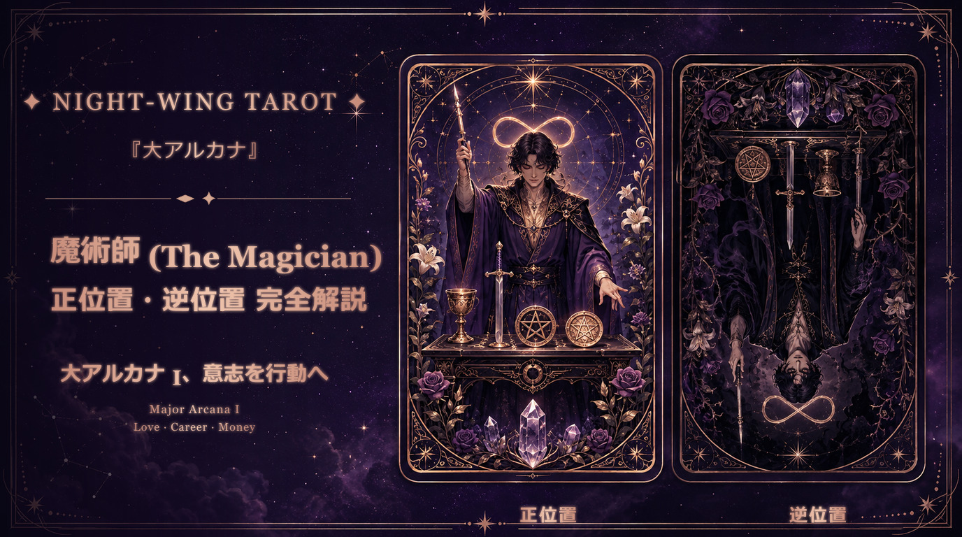 魔術師の正位置・逆位置・恋愛・仕事